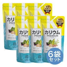 カリウム サプリ 6袋セット 半年分 プレミアム 栄養機能食品 塩化カリウム1,200mg カリウムサプリメント ビタミンb ビタミンe 女性 国内製造 サプリメント 送料無料 RL