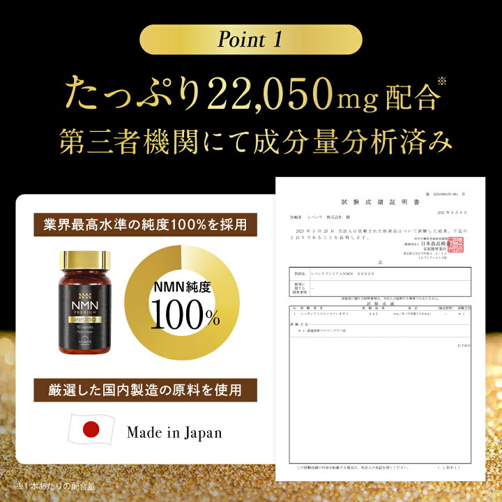 楽天市場】【全品20%OFF☆先着クーポン】NMN サプリ 22050mg 6本セット 
