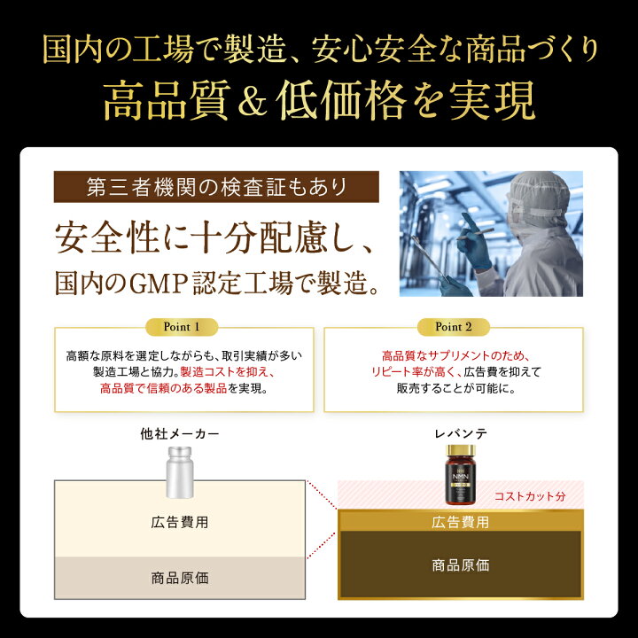 楽天市場】NMN サプリ 22050mg 12本セット【成分量分析済】 1年分 