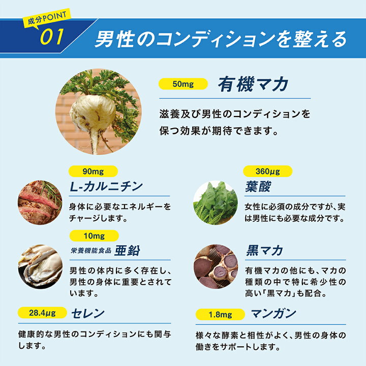 楽天市場】【クーポン最大20%OFF】妊活サプリ 男性 パパニック 