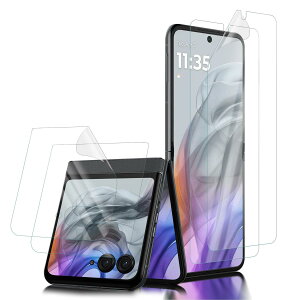 �y2�Z�b�g���v4���z Motorola Razr 60/60d/60s 2025�ی�t�B���� Razr 50/50d/50s 2024�ی�t�B���� TPU�� ���C�����/�O��ʃt�B�����y�S�ʕی�E�C�A���ŋ@�\�E�����ߗ��E�Ռ��z���E�w��h�~�E�ȒP�\�t