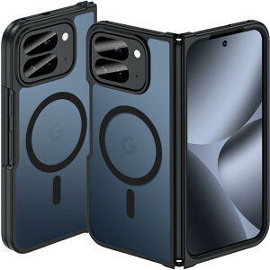 Google Pixel 10 Pro Fold �P�[�X�yMagSafe�Ή��z �ϏՌ� �ČRMIL�K�i ������ ���ϖh�~ �w��h�~ ���C�����X�[�d�Ή� �O�[�O�� �s�N�Z��10 �v�� �t�H�[���h �K���X�t�B�����t���Ȃ�(�u���b�N)