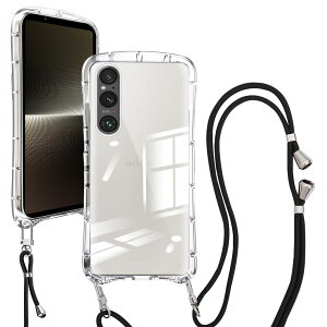 Xperia 1 V SO-51D �p�� �P�[�X �V�����_�[ �X�g���b�v 1V SOG10 �J�o�[ �N���A �΂߂��� ���|�� ��|�� �؍� �G�N�X�y���A 1 V �X�}�z�P�[�X �S����