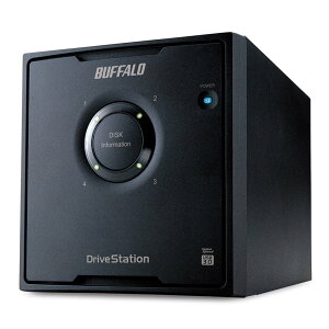 �o�b�t�@���[ BUFFALO RAID 5 USB3.0 �O�t�n�[�h�f�B�X�N 4�h���C�u 16TB HD-QL16TU3/R5J