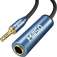 6.3mm標準ジャック 3.5mmステレオミニプラグ変換ケーブル MillSO 1/4インチto 1/8インチ ヘッドフォン変…