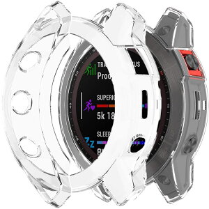 Garmin Epix Gen2/Epix Steel�P�[�X TPU�ގ� �\�t�g �Ռ��z�� �y�� ���^ �K�[�~�� Epix Gen2 �J�o�[ �����h�~ �����Ή� �E���ȒP Epix Gen2�ی�J�o�[ �o���p�[�i�N���A�jMiimall