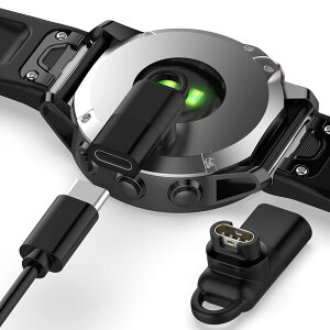 Garmin(�K�[�~��)�ɓK������ϊ��A�_�v�^�[ L�^ Type-C �p Approach s70 /Instinct 2X/2S/Forerunner 965/265/255 �v���O �ϊ��}�C�N�� �}���[�d ForeAthlete 245/Fenix 7/7S/7X/Venu 2/2S/2 Plus�Ή�(�u���b�N|Type-C�p) Miimall