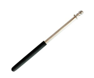 1本 伸縮ポール 手旗棒 155cm ロング タイプ 握りやすい 滑り止め グリップ 手旗用 (1)TSUCIA