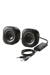 �G���R�� �X�s�[�J�[ USB���d 4W �R���p�N�g ��3.5�~�j�v���O�ڑ� �u���b�N MS-P08U2BK