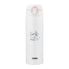 サーモス(THERMOS) 調乳用ステンレスボトル ディズニー ミニー ミルク作りに最適なステンレス製魔法びん 容量0.5L ピンクホワイト (P