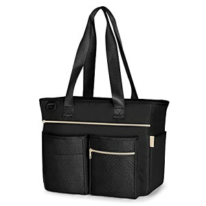 教師バッグ 通勤バッグ 大容量 訪問 看護バッグ おしゃれ ポケット多い 通学 介護 往診 ブラック Fasrom