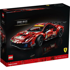 ���S(LEGO) �e�N�j�b�N �t�F���[�� 488 GTE AF �R���Z #51 42125 �������� �u���b�N STEM �m�� �� ����� �j�̎q ��l���S