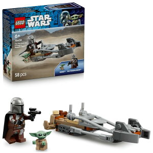 ���S(LEGO) �X�^�[�E�E�H�[�Y �}���_�����A���ƃO���[�O�[�̃X�s�[�_�[�o�C�N(TM) �������� �ߋ� �a���� �v���[���g �u���b�N �m�� �j�̎q ���̎q �q�� 6�� 7�� 8�� 9�� �F�� �ΐ� ���{�b�g 75436