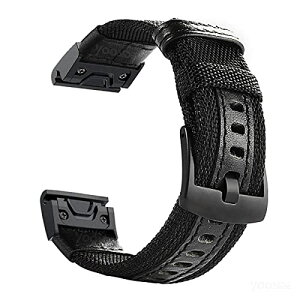 �K�[�~�� Garmin �����x���g EPIX2 / Fenix 7 / Fenix 6 / Fenix 5 / Approach S62�p QuickFit 22mm �i�C������҂ރL�����o�X �N�C