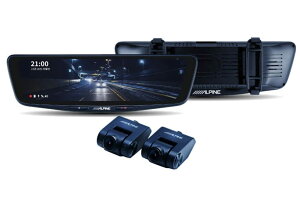 �A���p�C��(ALPINE) �h���C�u���R�[�_�[���� 10�C���`�f�W�^���~���[(�o���h�����^�C�v/�ԓ����A�J����) DVR-DM1000B-IC �t��