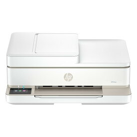HP プリンター A4 インクジェット 複合機 Envy 6520 Wi-Fi 無線LAN対応 自動両面印刷 スマホ対応 自動原稿送りADF搭載 前面給紙 カラータッチパネル搭載 インク切れでも安心 シングルカートリッジ対応 ホワイト (714B6A0-AAAA)