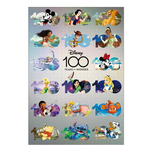 �e�����[(Tenyo) �y���{���z 1000�s�[�X �W�O�\�[�p�Y�� �f�B�Y�j�[ Disney100:Anniversary Design (51x73.5cm) D-1000-010 �̂�t�� �w���t�� �T�[�r�X�J�[�h�t��
