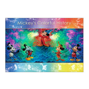 �e�����[(Tenyo) �y���{���z 1000�s�[�X �W�O�\�[�p�Y�� �f�B�Y�j�[ Mickey's Colorful History (51x73.5cm) D-1000-861 �̂�t�� �w���t�� �T�[�r�X�J�[�h�t��
