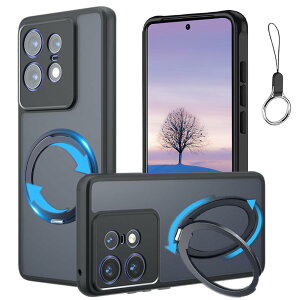 Motorola Moto Edge 50 Pro/50S Pro �P�[�X ���g���[���G�b�W50 �v�� MOSAH1 �J�o�[ Magsafe�Ή� 360°��]�X�^���h �J���������Y�ی� ���^���t���[�� �����x�^�b�` �B���X�^���h�P�[�X ���C�����X�[�d �ԍ�