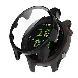 AiMaoo Garmin Forerunner 255S �Ή� �P�[�X �����K���X�t�B���� �ی� �J�o�[ �d���|��PC�f�� ��̉� �ϏՌ� ���h�~ �ϐF�h�~ �S�ʃJ