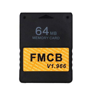 JUTOSU Free McBoot FMCB PS2 �������[�J�[�h 64MB Sony Playstation 2�pv1.966 64MB ���[�J�[�h �Q�[���N���������J�[�h�|�[�^�u�� PS2 Playstation 2 ��p�������[�J�[�h
