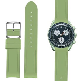 Omega X Swatch Speedmaster MoonSwatch腕時計と互換性のあるソフト防水シリコンバンド オメガとスウォッチ メンズ・レディース兼用 