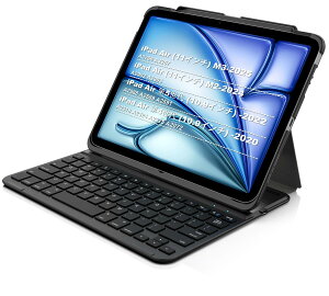 iPad Air 11�C���`�P�[�X(M3/M2�A2025/2024)�AiPad Air ��5����A��4�����p�J�o�[�ABluetooth�L�[�{�[�h �t�H���I�ی�P�[�X Arteck