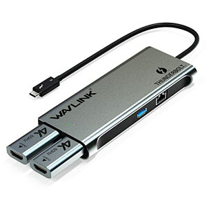 thunderbolt 3 ドック/ドッキングステーション/ デュアルディスプレイ4K@60Hz/シングル5K@60Hz USB3.0ポート/ ギガビット/2XDPポート