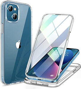 iPhone13 用 ケース スマホケース iphone13 用 カバー 9H 強化ガラス 2021 6.1インチ フルカバー 360°保護 ワイヤレス充電対応 クリ