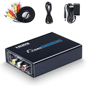 R|Wbg/S[q to HDMI ϊ 3RCA AV/S-Video to HDMI Ro[^[ AiOfHDMI gQ[@(ZKT^[/SFC/