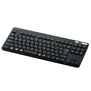 �G���R�� Bluetooth �L�[�{�[�h �R���p�N�g TK-FBM119KBK ���^ �����u������ �R�� �ő�3��}���`�y�A�����O�Ή� �e���L�[���X �u���b�N