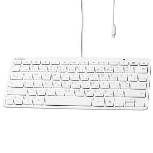 �G���R�� �L���L�[�{�[�h Lightning�R�l�N�^ US�z�� �p���^�O���t �z���C�g TK-LCP01WH