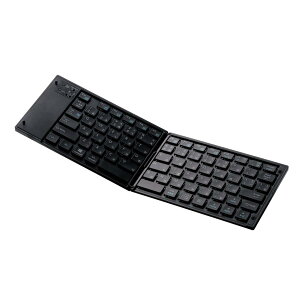 �G���R��(ELECOM) �L�[�{�[�h Bluetooth �܂肽���� �}���`�y�A�����O �u���b�N TK-FLP01BK