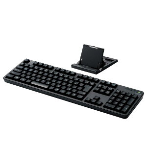 �G���R�� Bluetooth �t���L�[�{�[�h �e���L�[�t �����u������ �X�^���h�t �}���`�y�A�����O�Ή� iPad Surface �u���b�N TK-FBM112BK