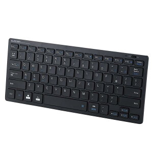 �G���R�� Bluetooth �}���`�y�A�����O �~�j�L�[�{�[�h �p���^�O���t�� �y�ʁE���^ 3�䓯���y�A�����O mac OS/iPad OS/Window OS�Ή� �u���b�N TK-FBP102BK/EC