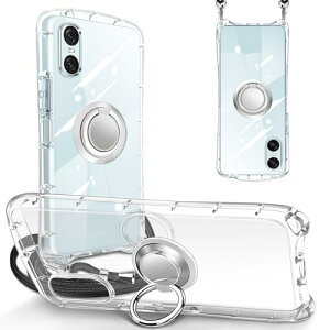 Sony Xperia 10 VI SO-52E �p �P�[�X �V�����_�[ �X�g���b�v�t �����O Xperia 10 VI �p �J�o�[ �N���A �G�N�X�y���A 10 VI so-52e �J
