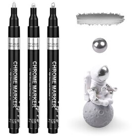 銀メッキ 補修ペン メッキ塗料 電気メッキマーカー ミラー ガンダムマーカー 強い光沢感 メタリック 防水 耐摩耗 鏡面効果 車 プラモ