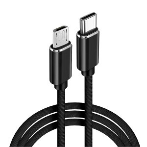 Type C Micro USB �ϊ��P�[�u�� OTG�P�[�u�� �^�C�vC �}�C�N�� �^�C�vB wuernine �[�d �f�[�^�]���R�[�h android�X�}�z DAC �Ȃǂɗp 1m [���s�A���i]