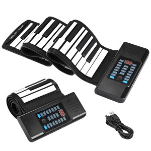 �܂肽���� �d�q�s�A�m ���[���s�A�m USB�[�d�� �����X�s�[�J�[ MIDI�Ή� �y�� �g�щ\ LCD�f�B�X�v���C�t�� ���S�Ҍ��� (61����) POGOLAB