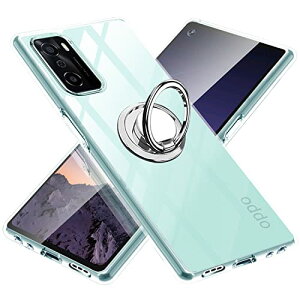 OPPO A55s 5G ケース クリア リング付き TPU OPPO A55s 5G カバー 専用 黄変防止 耐衝撃 薄型 ケース 車載ホルダー対応 滑り止め 落