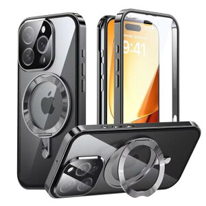iPhone 16 Pro  MagSafeΉ P[X ACtH16v A~op[ 360°]X^h Uovon X}zP[X ACz16v S