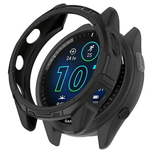 Garmin Forerunner 965 �Ή� �P�[�X �V���R���ގ� �ی�P�[�X �J�o�[ �Ռ��z�� ���y�� �_�� �Ռ��h�~ �C�菝�h�~ �ی�J�o�[ Garmin