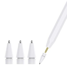 apple pencil交換用ペン先 金属ペン先 4個入り Apple Pencil 第1/2世代用 アップルペンシル専用ペン先 極細 替え芯 高感度 予備4個セ
