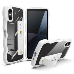 Xperia 10 VI �P�[�X �N���A �X�^���h�@�\ SO-52E / SOG14 / A402SO / XQ-ES44 �P�[�X �ϏՌ� ���˂��� ���� �G�N�X�y���A 10 vi �X