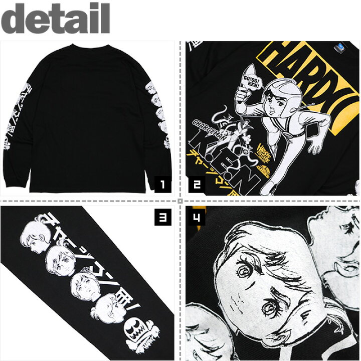 楽天市場 ハードコアチョコレート Hardcore Chocolate チャージマン研 長袖tシャツ 地球を守れ ブラック Ls Tee T 1248r Ls Bk Tシャツ 長袖 ロンｔ アニメ 漫画 マンガ 国内正規品 Level6