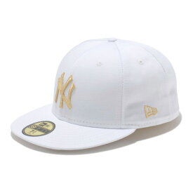 (ニューエラ) NEWERA BASIC MLB CUSTOM 59FIFTY ニューヨーク・ヤンキース (CAP)(11308531-WH×GO) キャップ 帽子 国内正規品