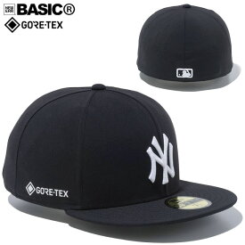 (ニューエラ) NEWERA BASIC 59FIFTY ニューヨーク・ヤンキース GORE-TEX PACLITE ブラック (CAP)(13562237-BK×WH) キャップ 帽子 ゴアテックス 国内正規品