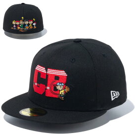 (ニューエラ) NEWERA 59FIFTY PEANUTS ピーナッツ チャーリー・ブラウン 野球 ブラック (CAP)(14124367-BK) キャップ 帽子 国内正規品