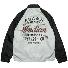 (インディアンモーターサイクル) INDIAN MOTORCYCLE NYLON WINDBREAKER (JACKET)(IM11821-GR) ジャケット ウィンドブレーカー 国内正規品