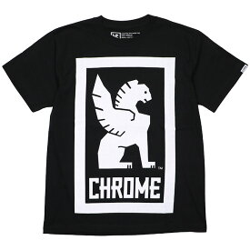 (クローム) CHROME BIG LOCKUP TEE (SS:TEE)(JP044-BK) Tシャツ 半袖 カットソー 日本限定アイテム 国内正規品